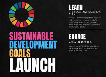 SDGs Launch Banner