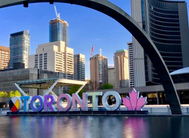 City of Toronto skyline.