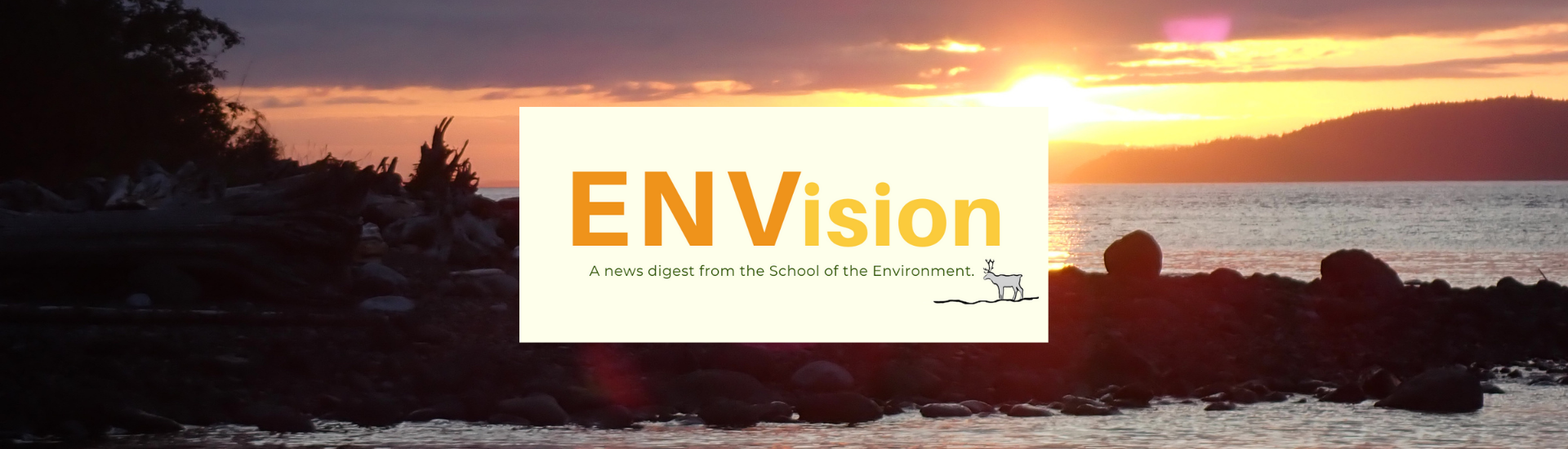 Envision a news digest from the School of the Environment